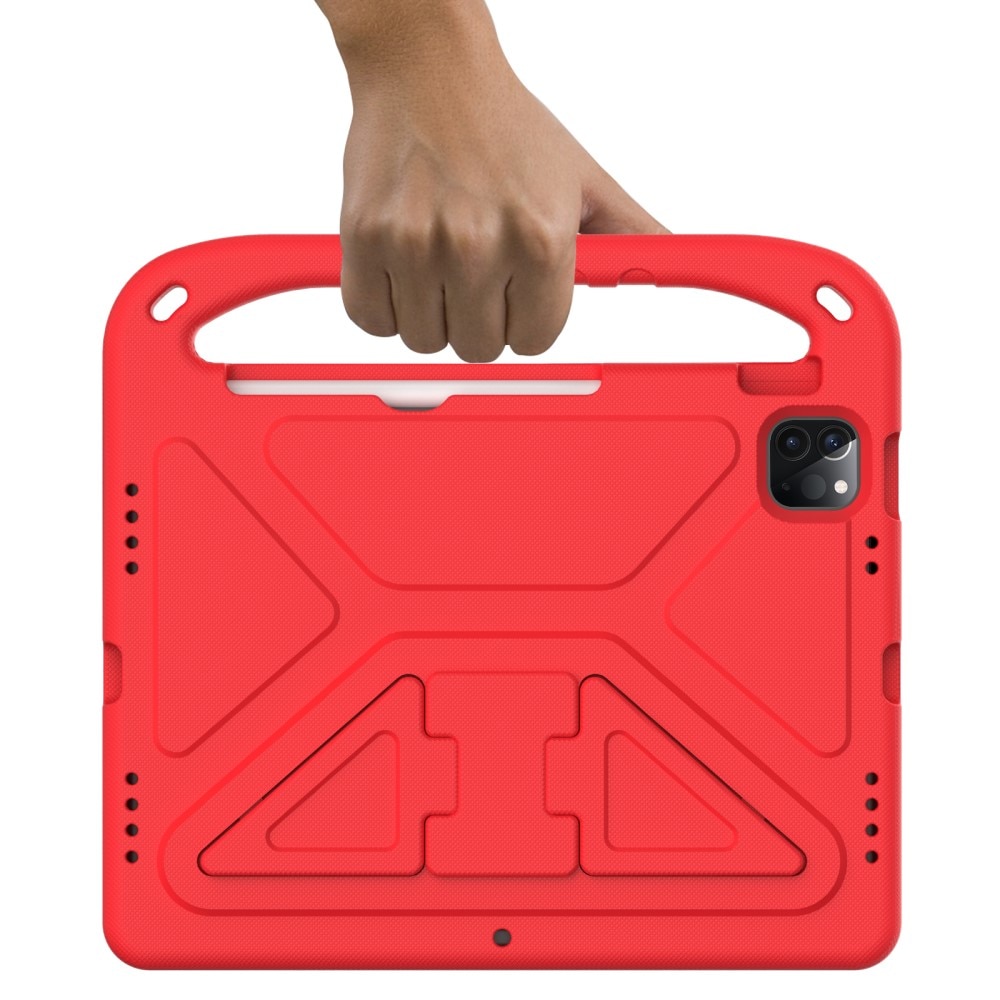 Funda EVA con asa para niños para iPad Pro 11 3rd Gen (2021) rojo