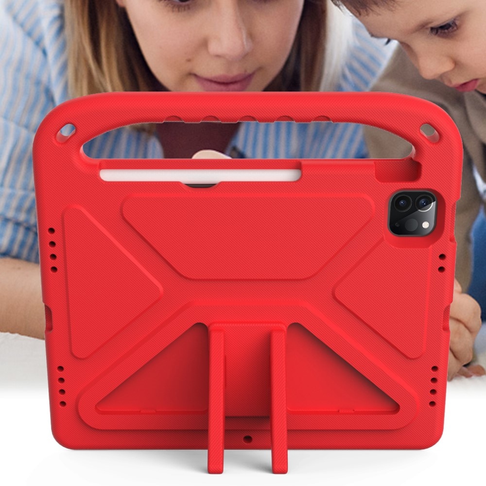 Funda EVA con asa para niños para iPad Pro 11 3rd Gen (2021) rojo