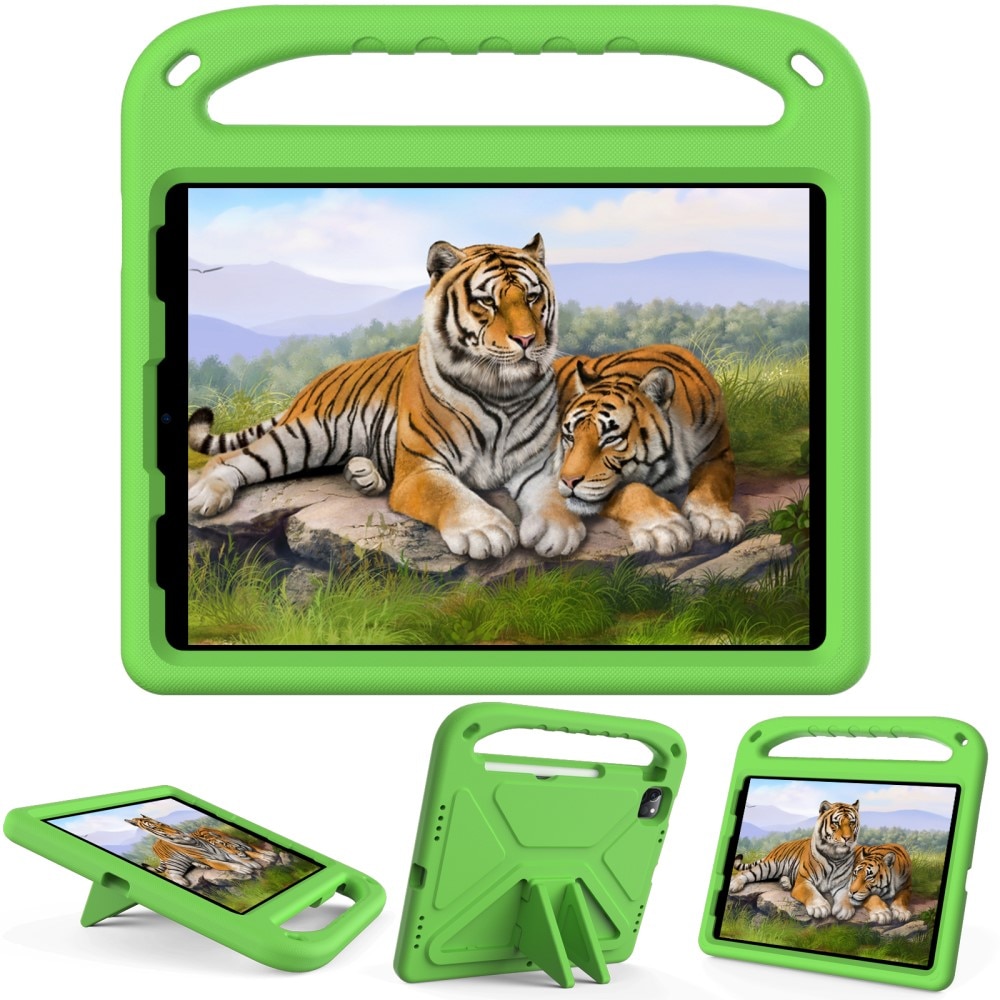 Funda EVA con asa para niños para iPad Pro 11 4th Gen (2022) verde