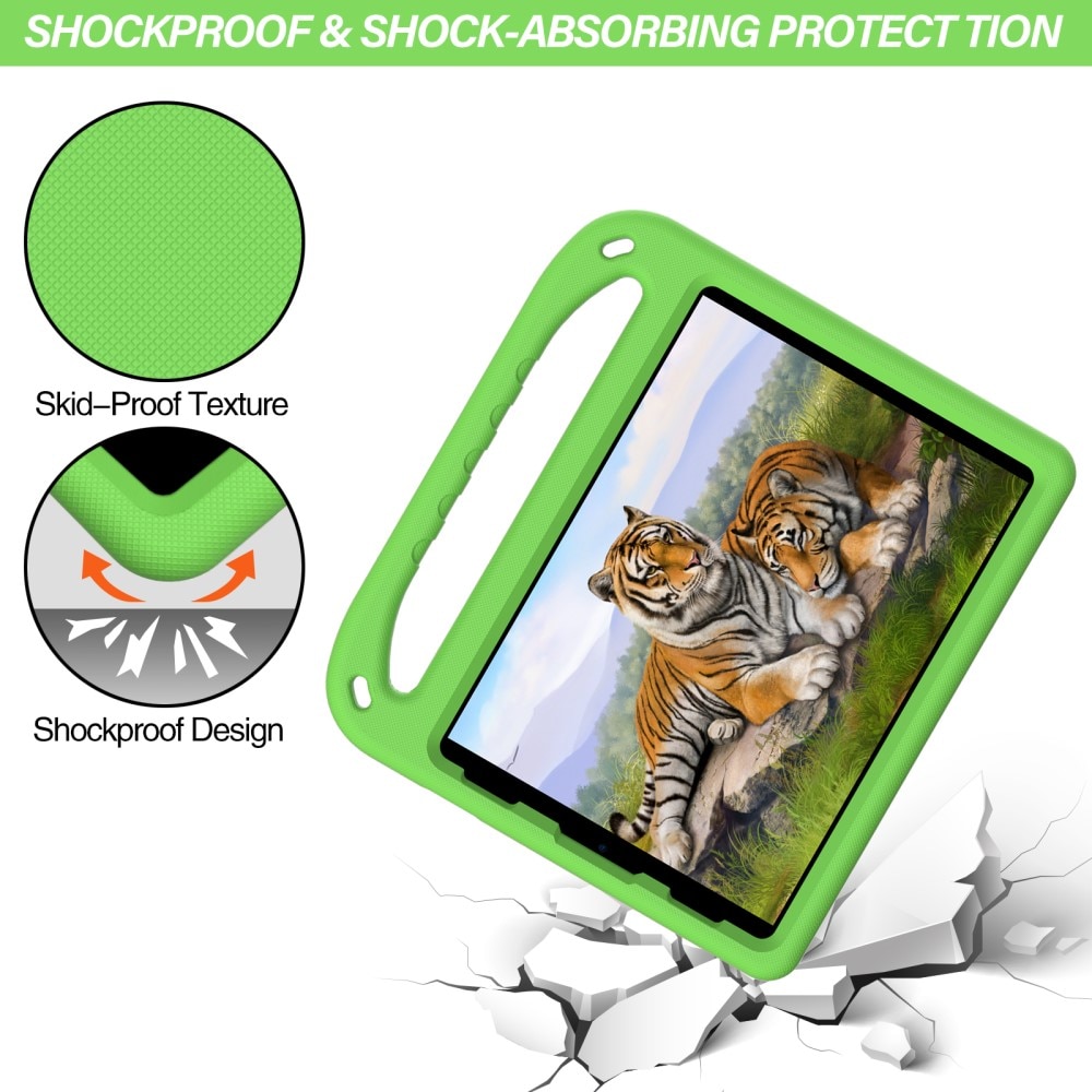 Funda EVA con asa para niños para Apple iPad Pro 11 4th Gen (2022) Verde