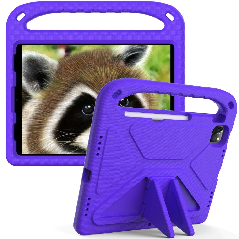 Funda EVA con asa para niños para Apple iPad Pro 11 4th Gen (2022) Púrpura