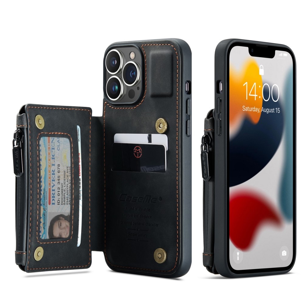 Funda Multi-Slot iPhone 13 Pro Max Negro