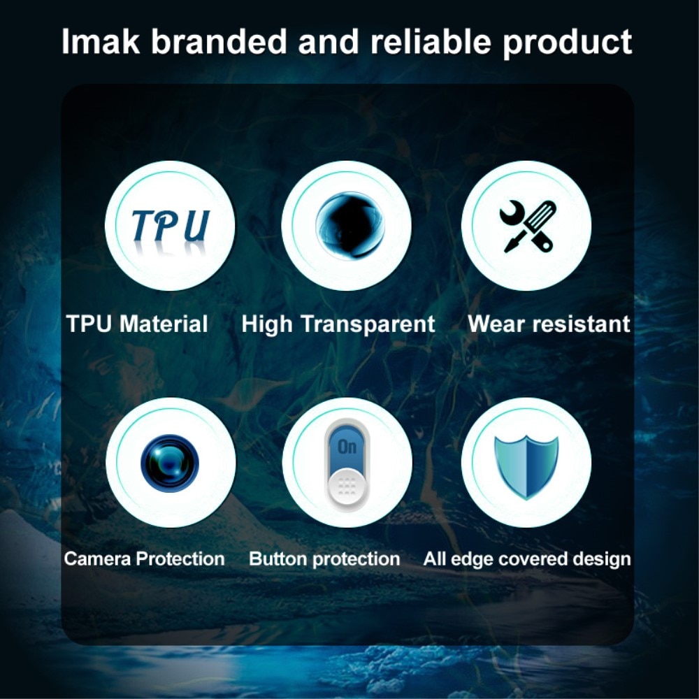 Funda TPU Case iPhone 13 Pro Max Transparente