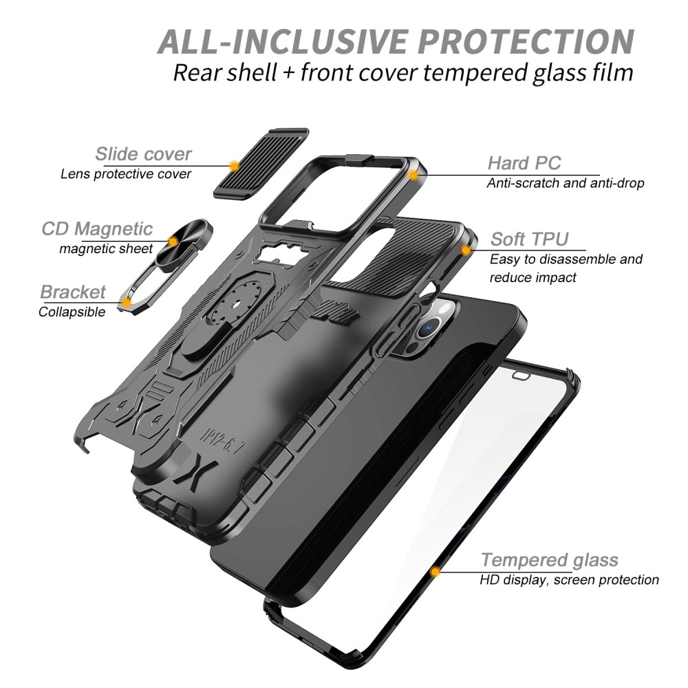 Funda Tactical Full Protection iPhone 12/12 Pro Black