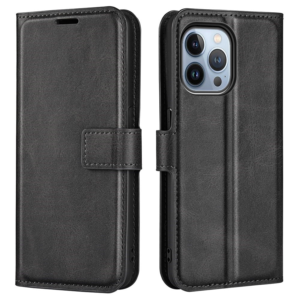 Cartera Leather Wallet iPhone 14 Pro Max Black