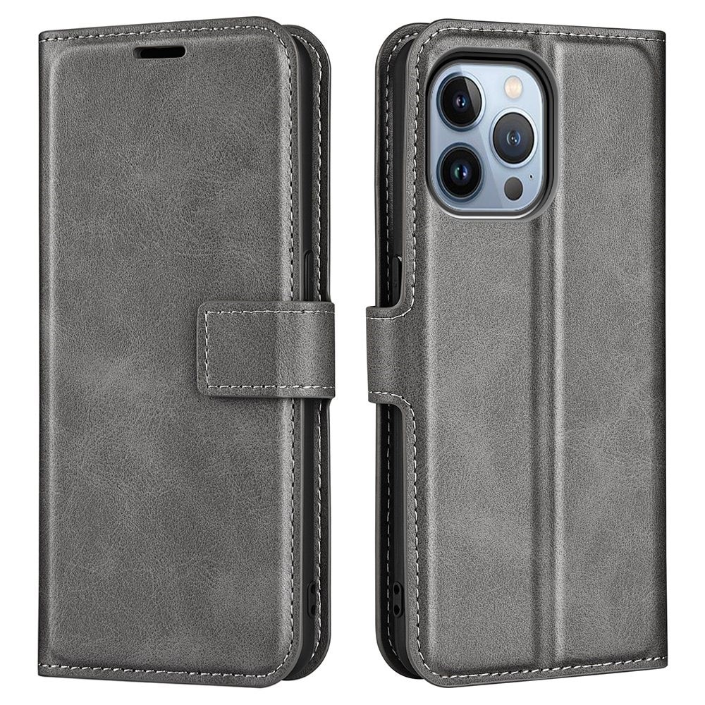 Cartera Leather Wallet iPhone 14 Pro Max Grey
