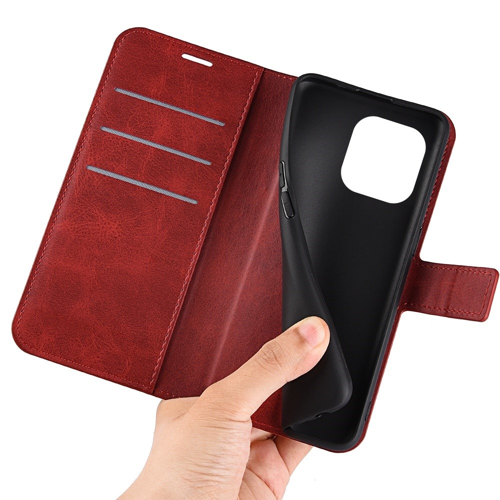 Cartera Leather Wallet iPhone 14 Pro Max Red