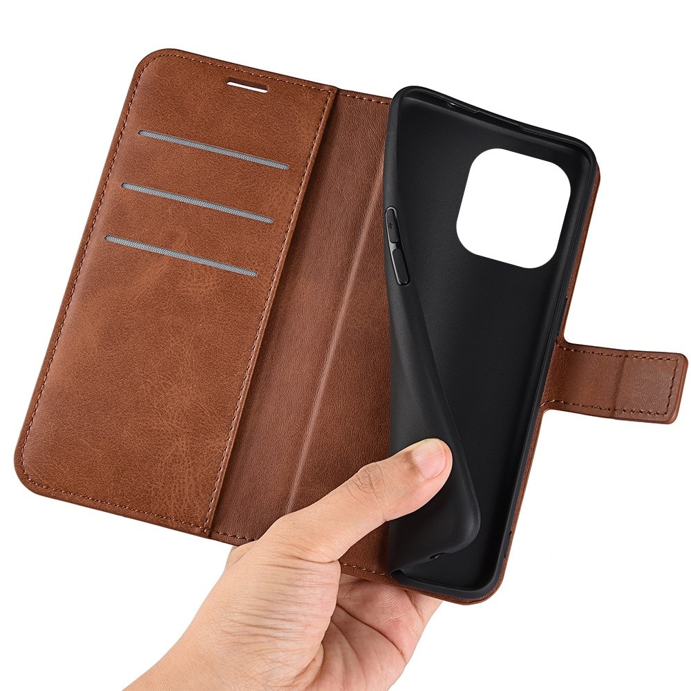 Cartera Leather Wallet iPhone 14 Pro Max Brown