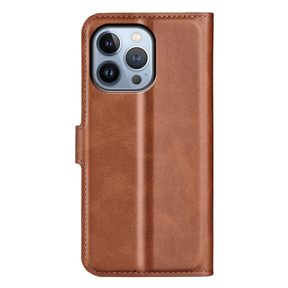 Cartera Leather Wallet iPhone 14 Pro Max Brown