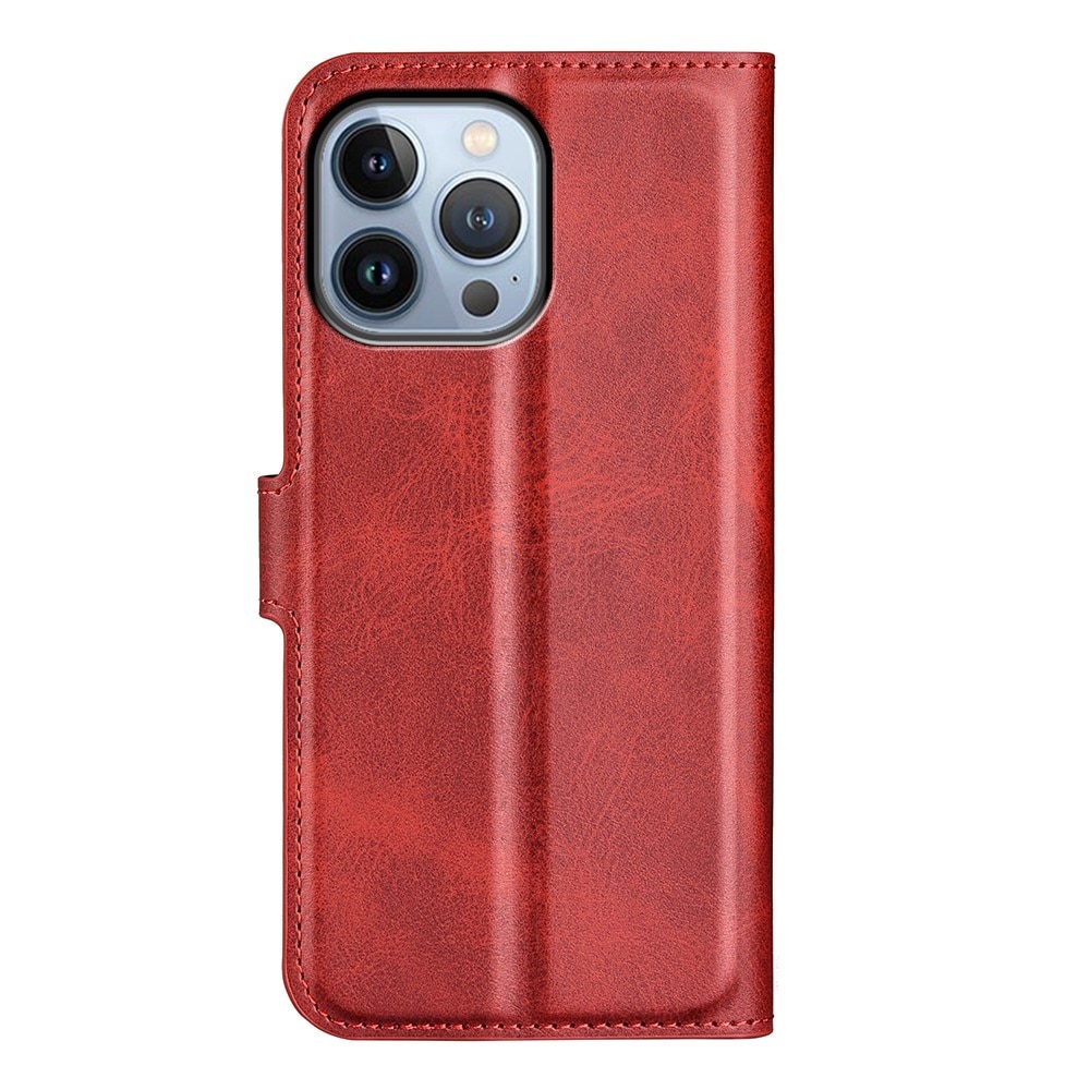 Cartera Leather Wallet iPhone 14 Pro Red