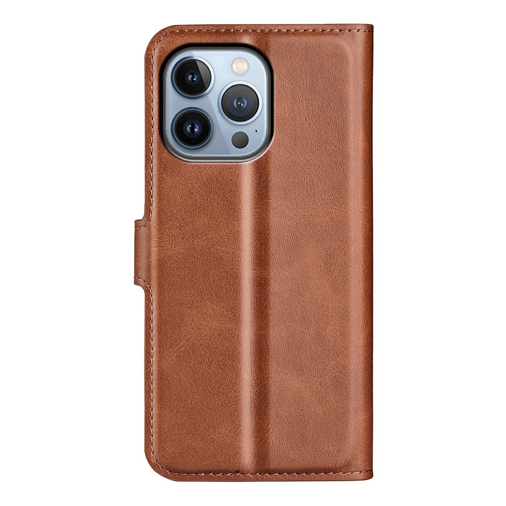 Cartera Leather Wallet iPhone 14 Pro Brown