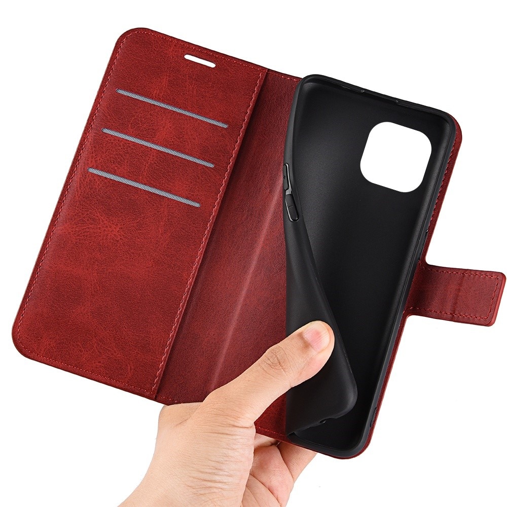 Cartera Leather Wallet iPhone 14 Red