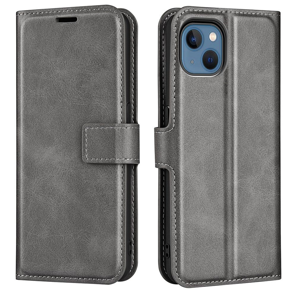 Cartera Leather Wallet iPhone 14 Grey
