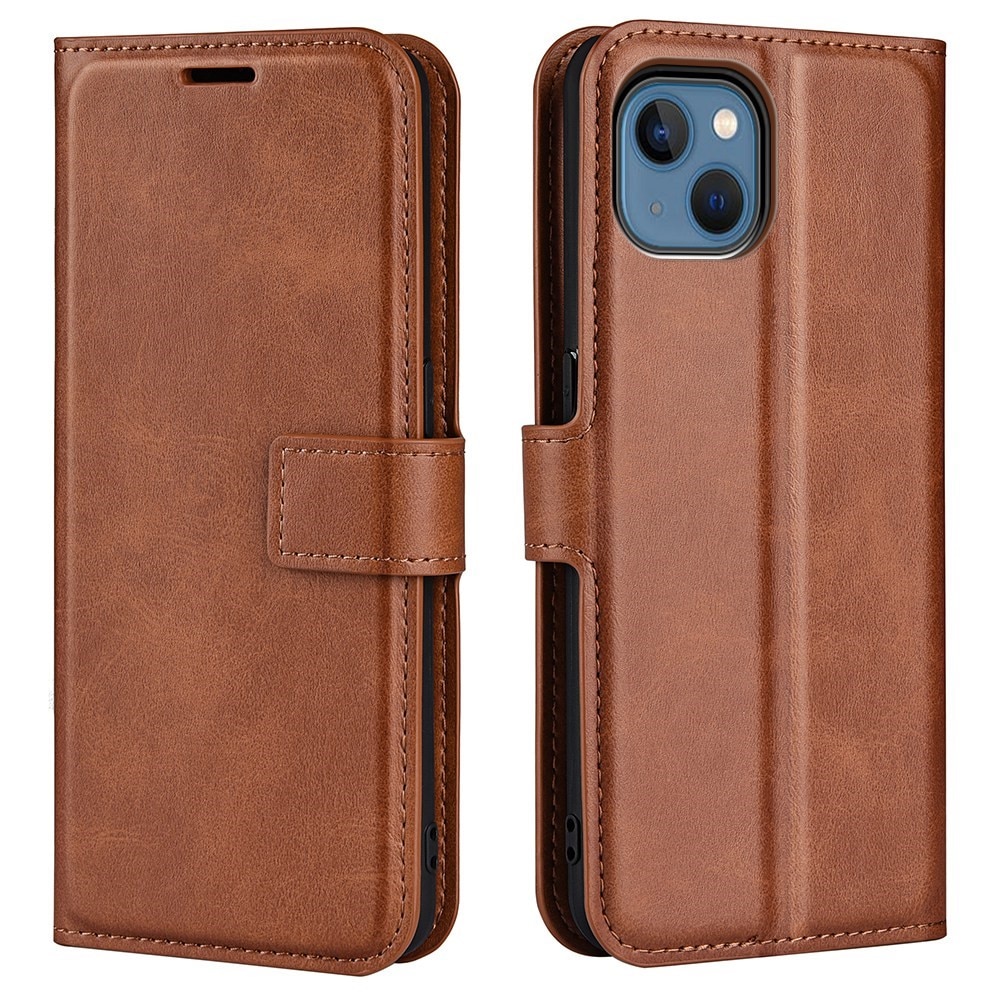 Cartera Leather Wallet iPhone 14 Brown