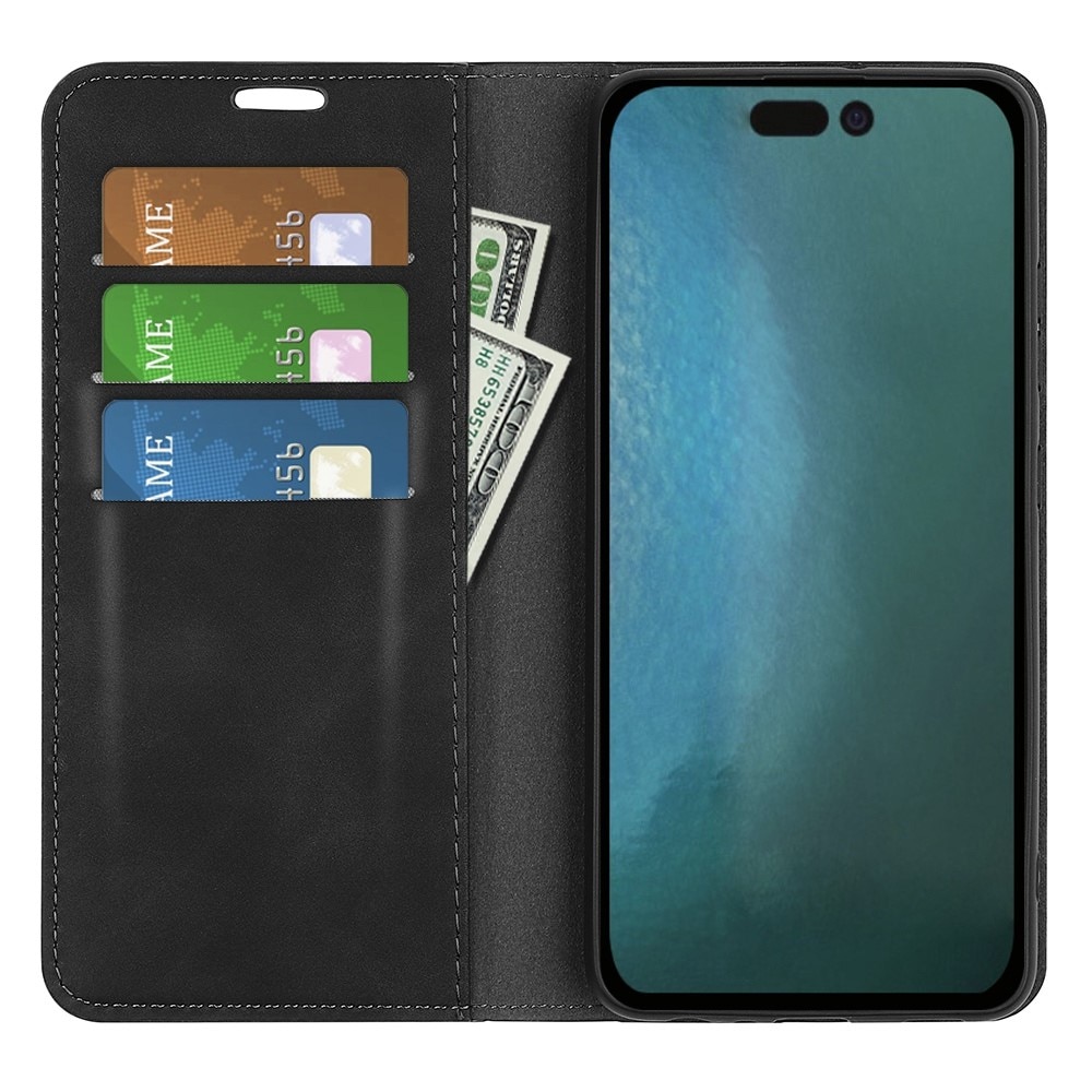 Kit para iPhone 14 : Funda cartera Delgada y protector de pantalla