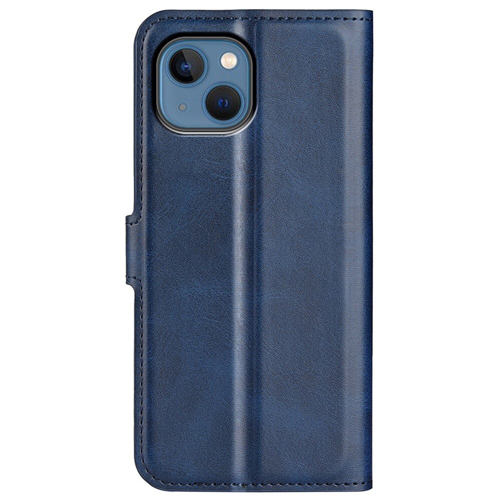 Cartera Leather Wallet iPhone 14 Plus Blue