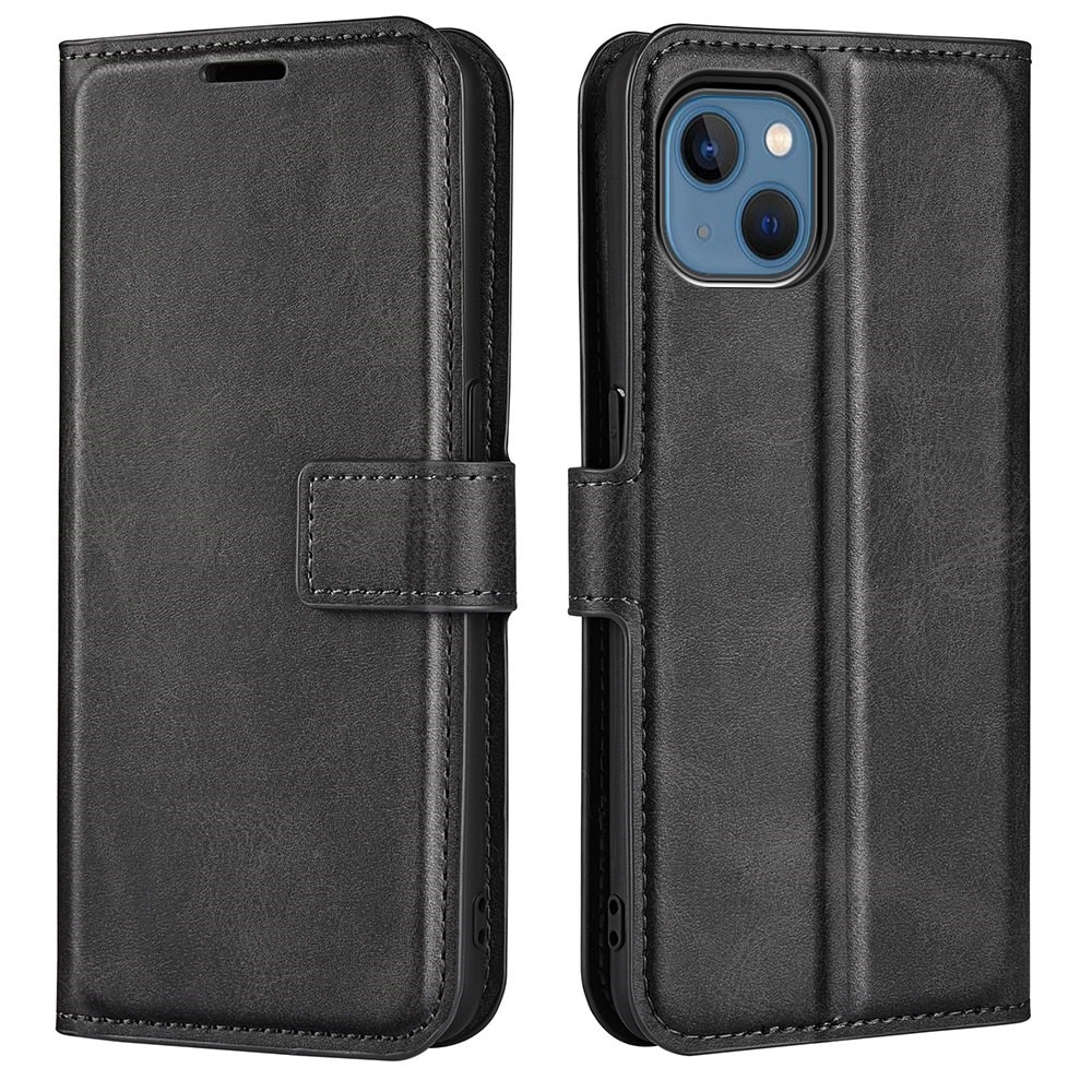 Cartera Leather Wallet iPhone 14 Plus Black