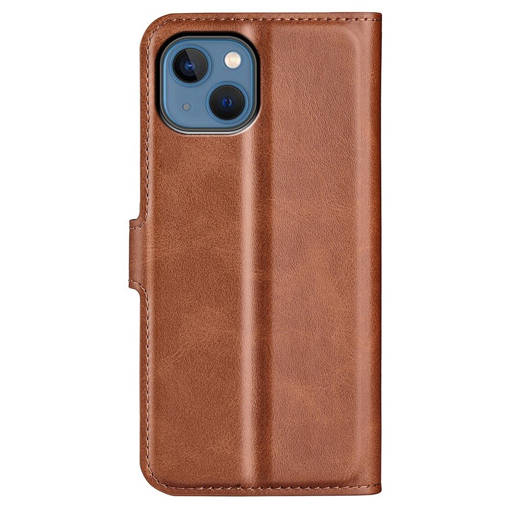 Cartera Leather Wallet iPhone 14 Plus Brown