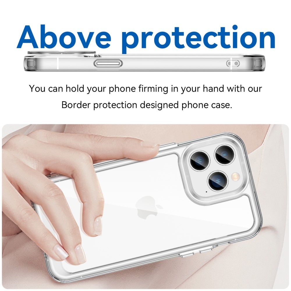 Funda híbrida Crystal Hybrid para iPhone 14 Pro Max, transparente