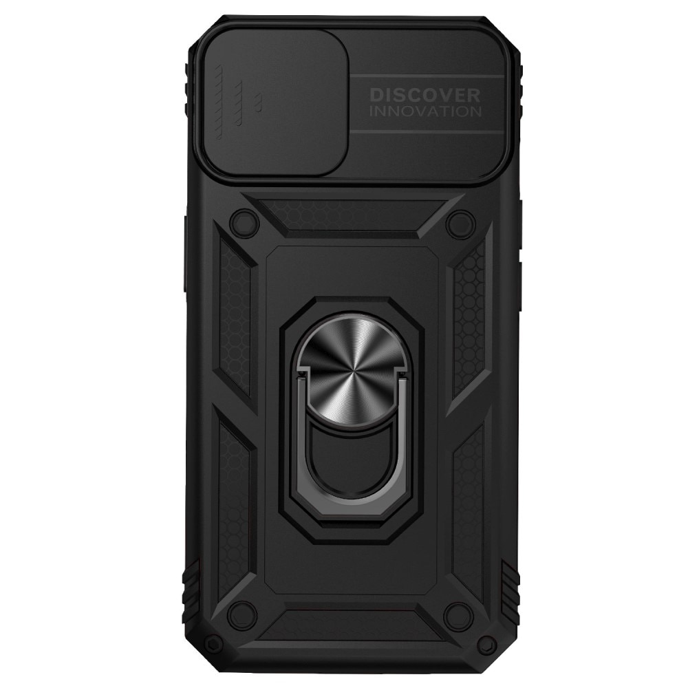 Funda híbrida Ring y Protector Cámara iPhone 14 Plus Negro