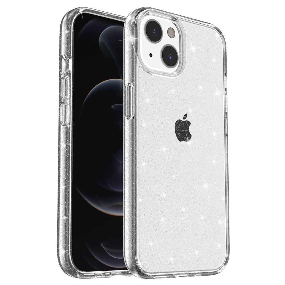 Funda Liquid Glitter iPhone 14 Transparente