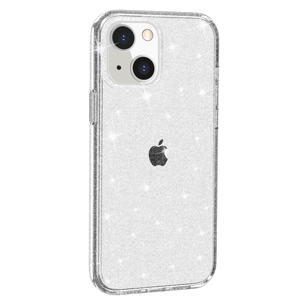 Funda Liquid Glitter iPhone 14 Transparente