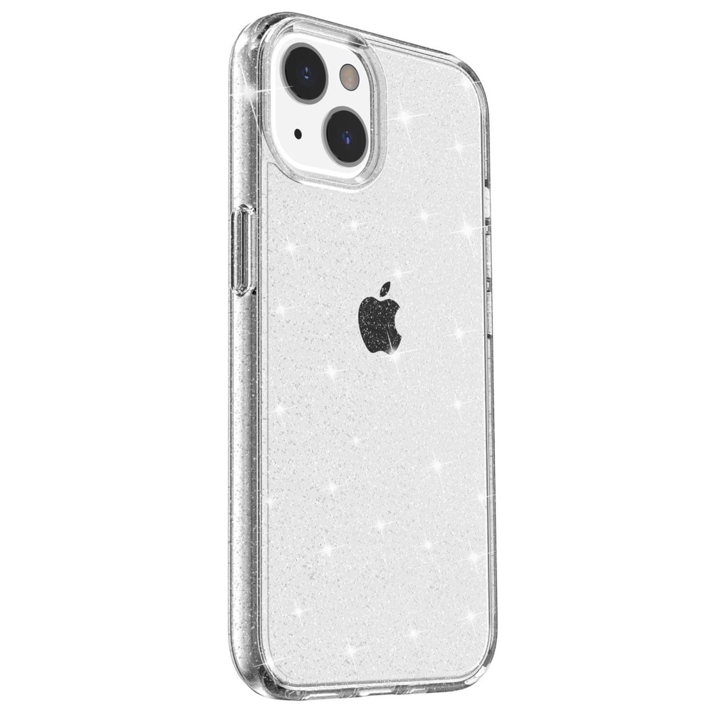 Funda Liquid Glitter iPhone 14 Plus Transparente