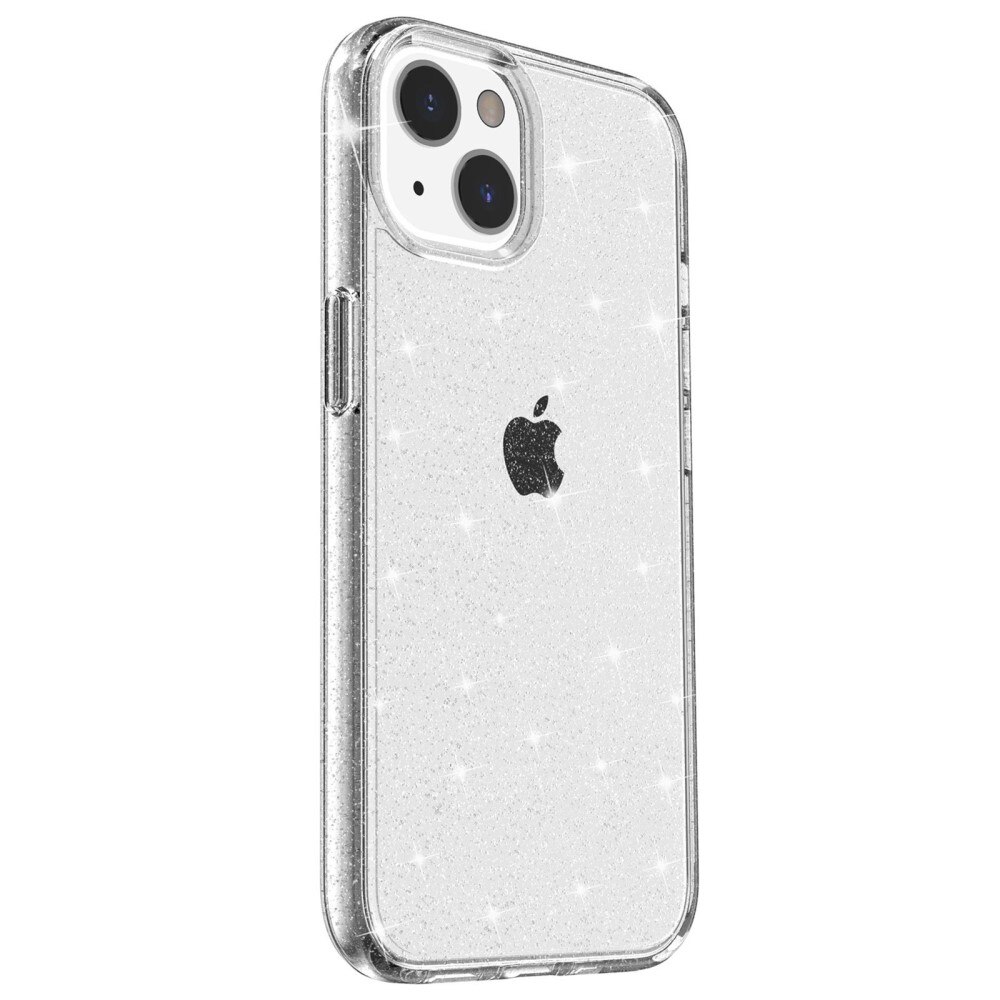 Funda Liquid Glitter iPhone 14 Plus Transparente