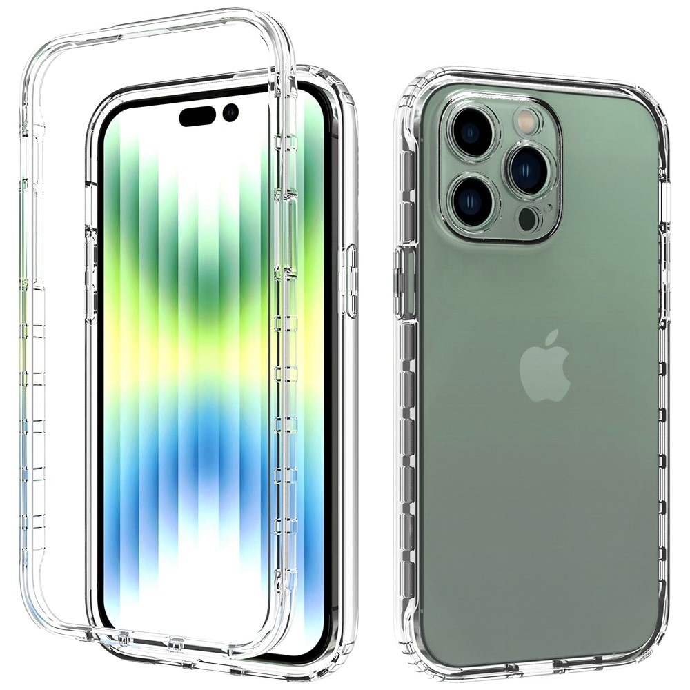 Funda con cobertura total iPhone 14 Pro Max Transparente