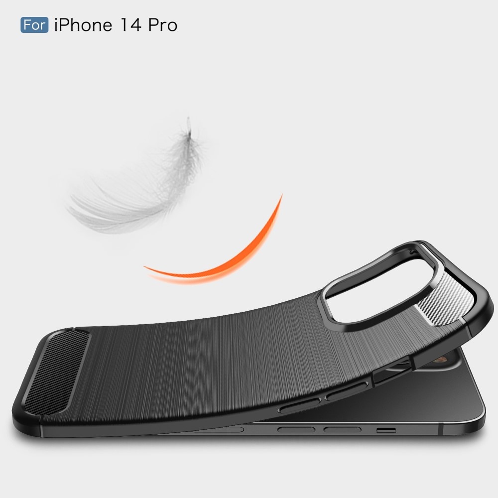 Funda Brushed TPU Case iPhone 14 Pro Black