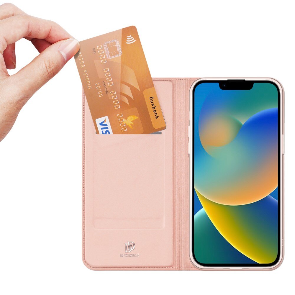 Cartera Skin Pro Series iPhone 14 Plus Rose Gold