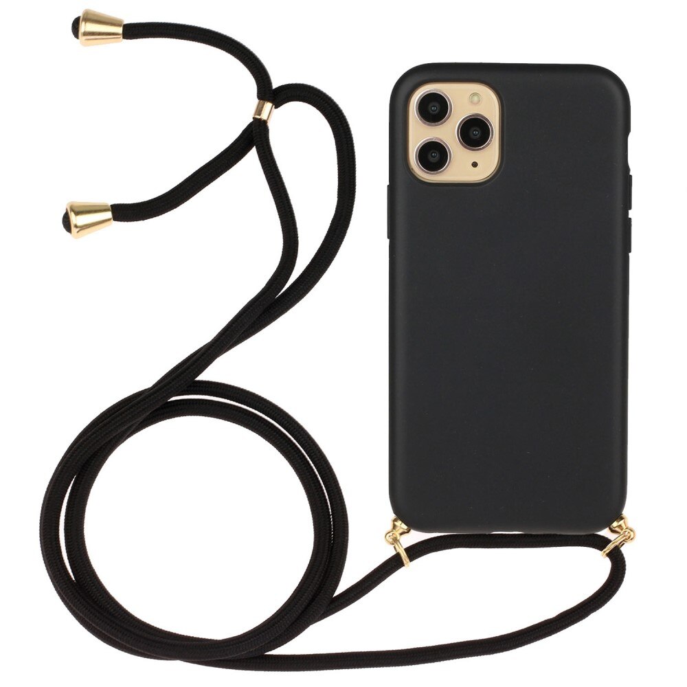 Funda con correa colgante iPhone 14 Pro Negro