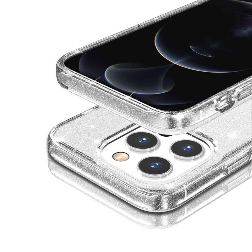 Funda Liquid Glitter iPhone 15 Pro transparente