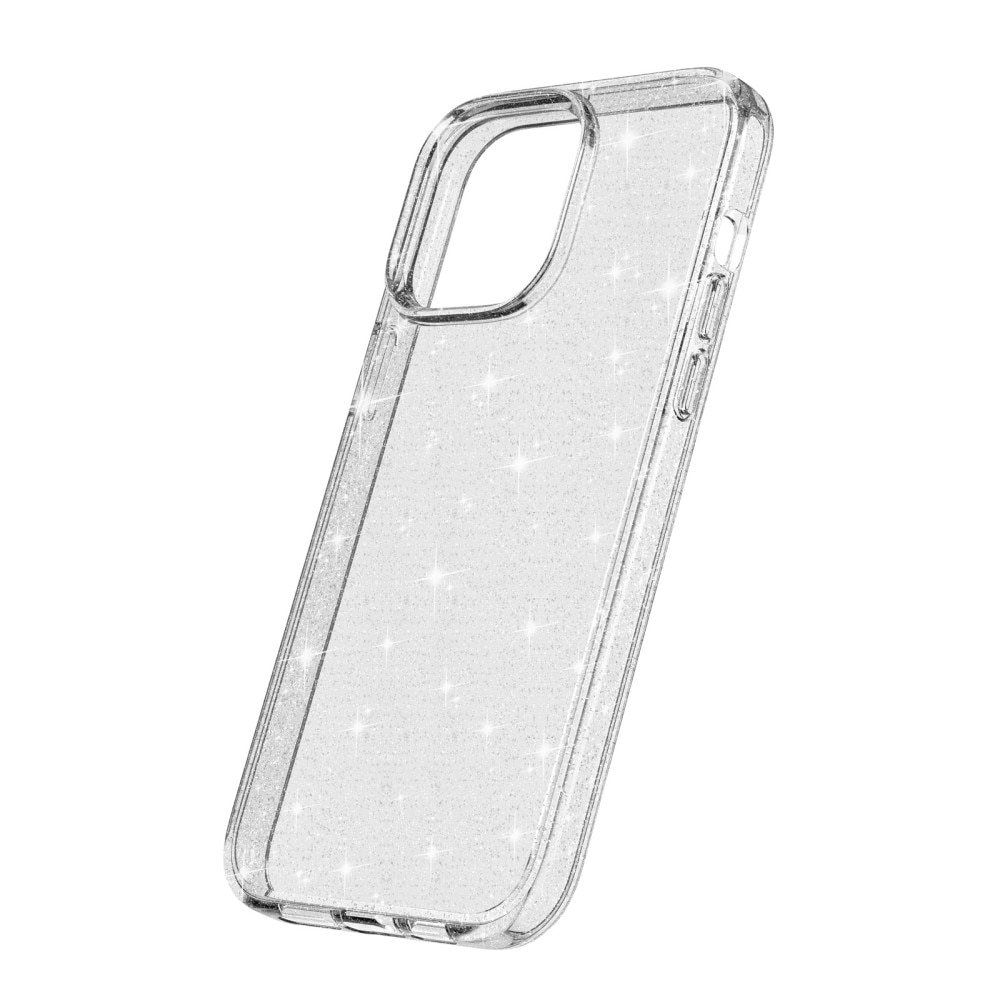 Funda Liquid Glitter iPhone 15 Pro transparente