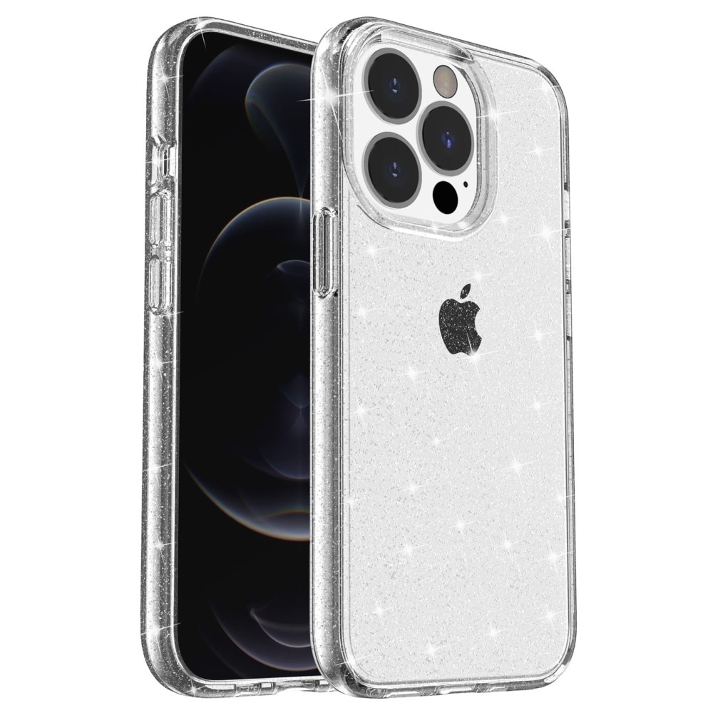 Funda Liquid Glitter iPhone 15 Pro Max transparente