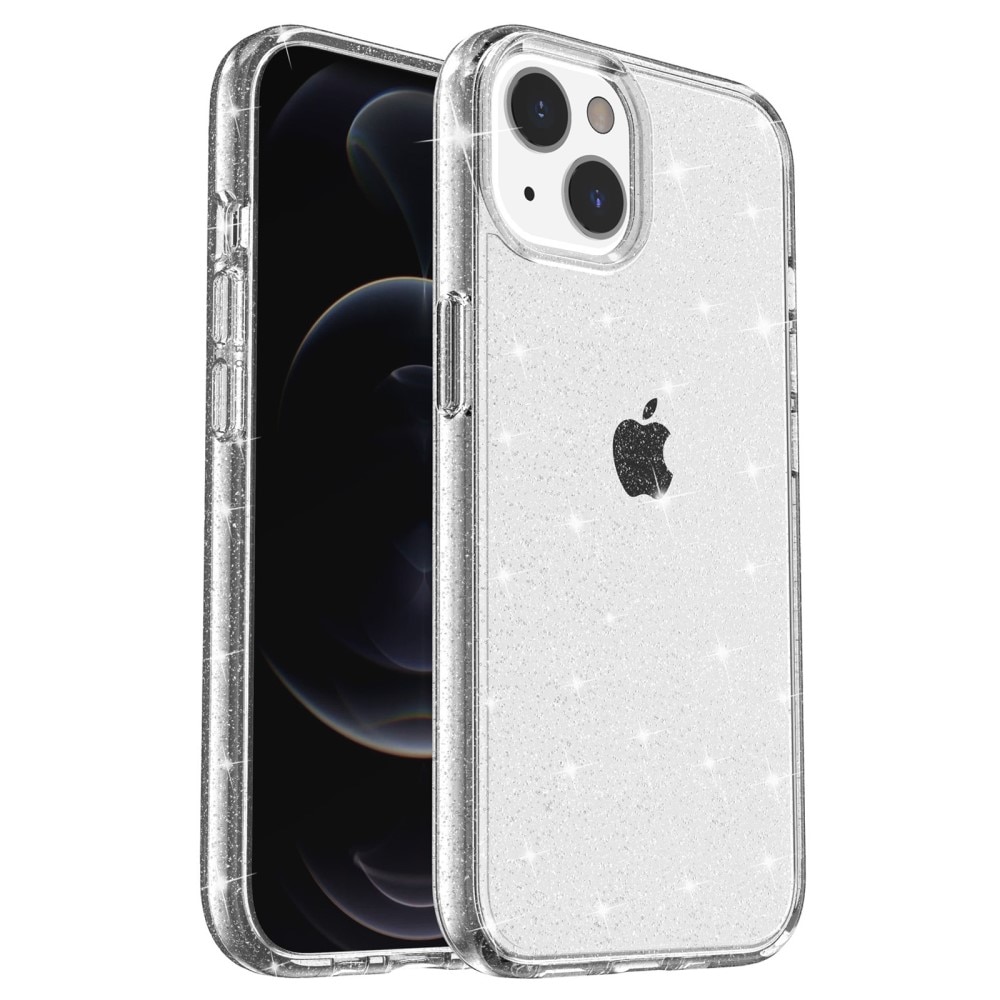 Funda Liquid Glitter iPhone 15 transparente