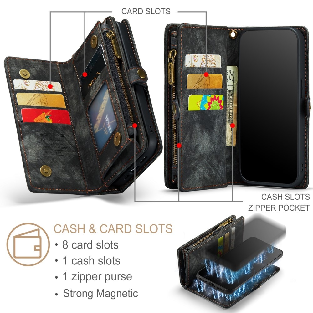 Cartera Multi-Slot iPhone 7 Plus/8 Plus Gris
