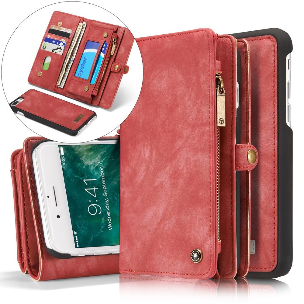 Cartera Multi-Slot iPhone 7 Plus/8 Plus Rojo