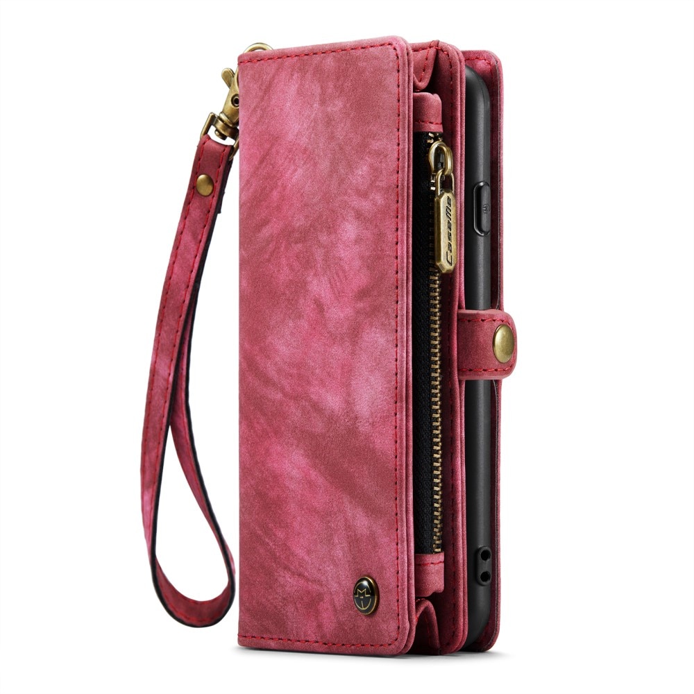 Cartera Multi-Slot iPhone 7 Plus/iPhone 8 Plus Rojo