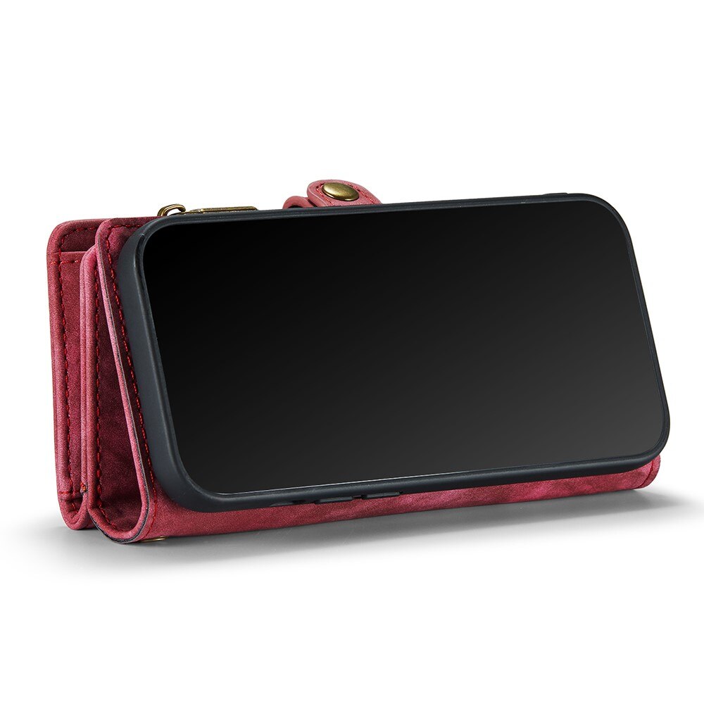 Cartera Multi-Slot iPhone 7 Plus/iPhone 8 Plus Rojo
