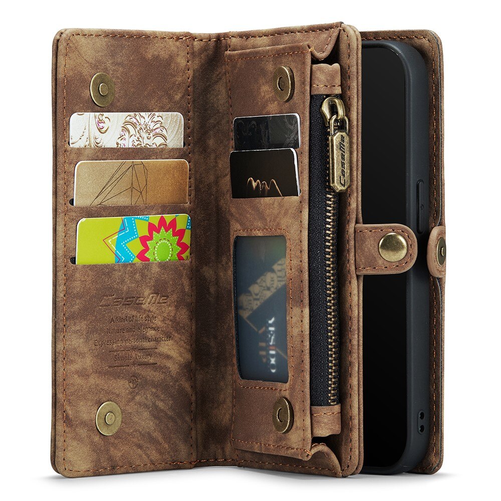 Cartera Multi-Slot iPhone 7 Plus/iPhone 8 Plus Marrón
