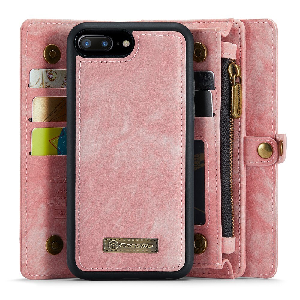 Cartera Multi-Slot iPhone 7 Plus/iPhone 8 Plus Rosa