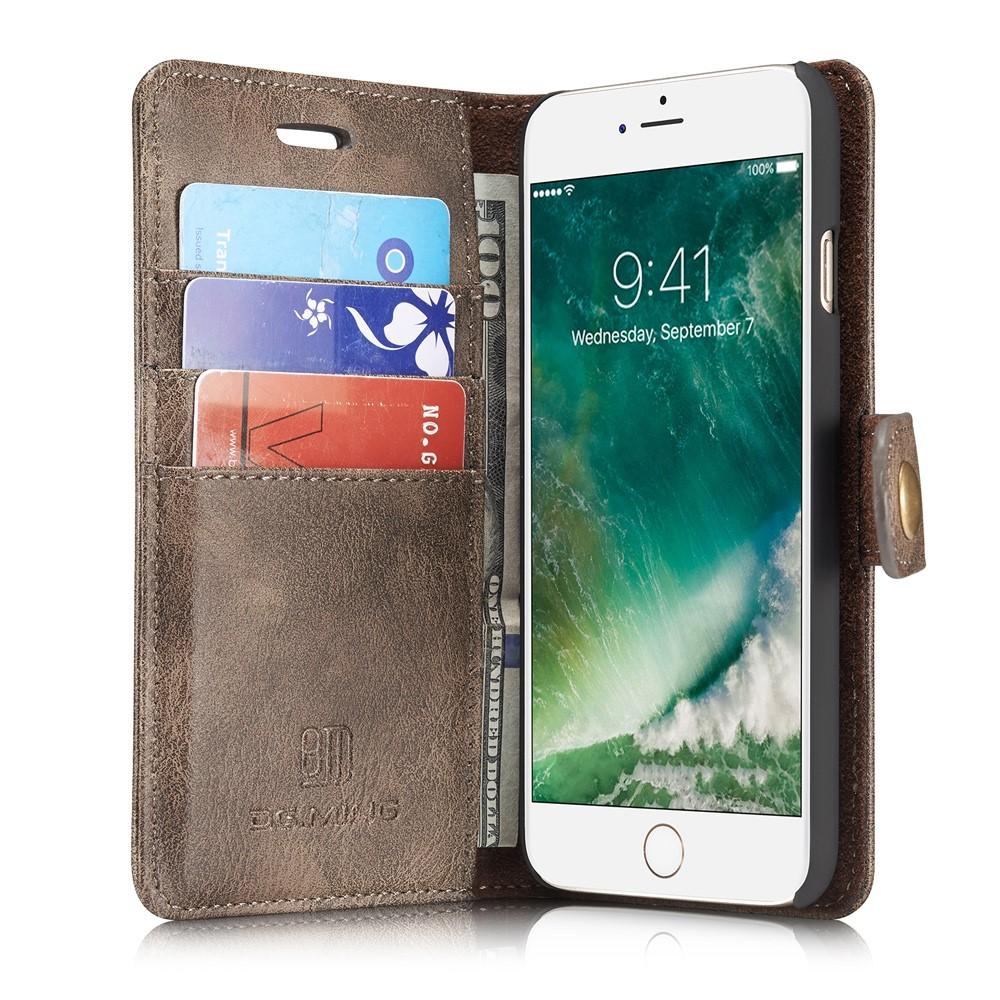 Cartera Magnet Wallet iPhone 8 Brown