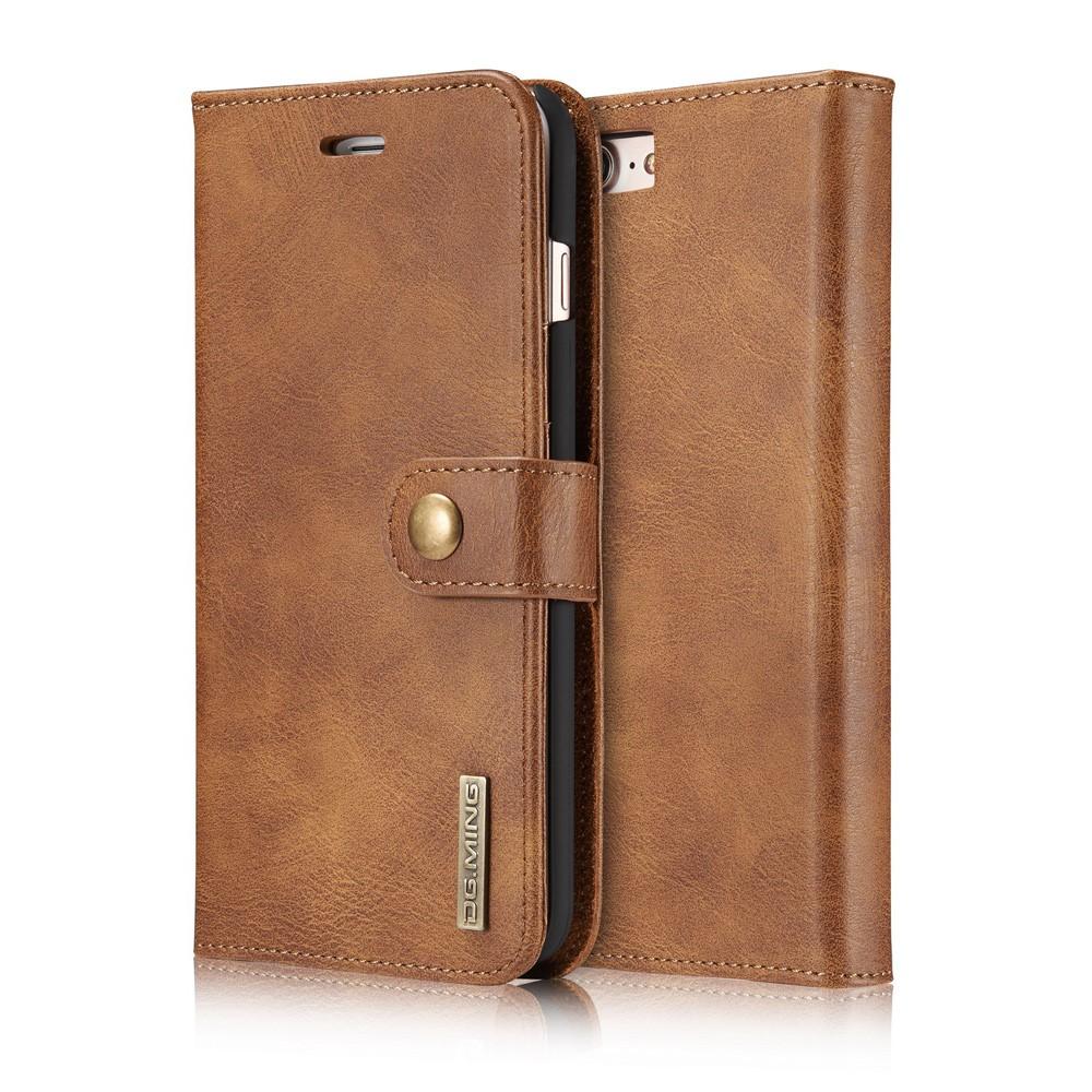 Cartera Magnet Wallet iPhone 7 Plus/iPhone 8 Plus Cognac