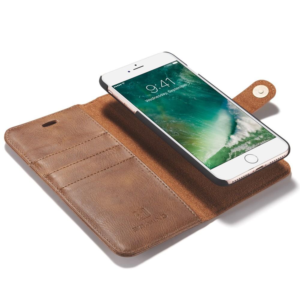 Cartera Magnet Wallet iPhone 7 Plus/iPhone 8 Plus Cognac