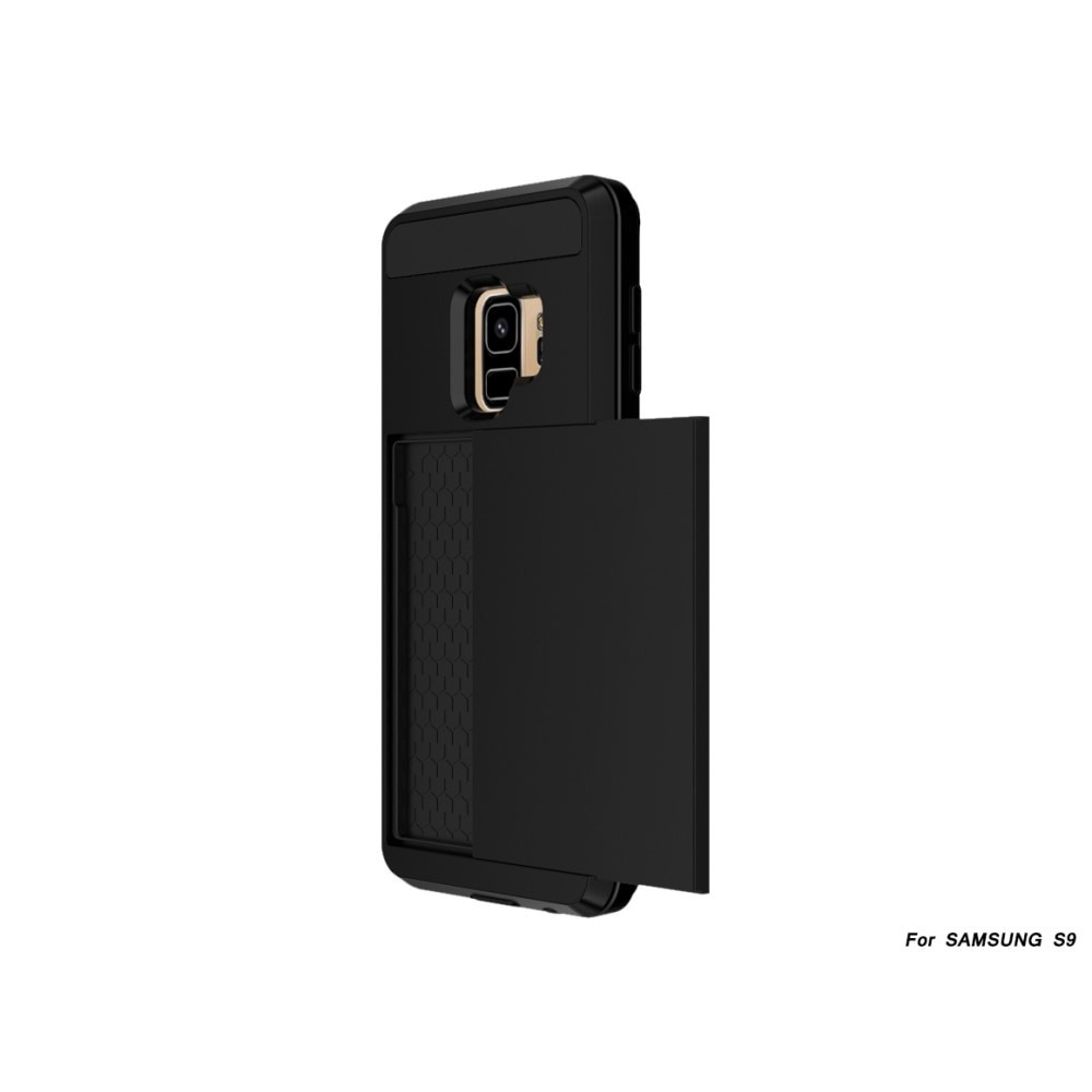 Funda con ranura para tarjetas Samsung Galaxy S9 Negro