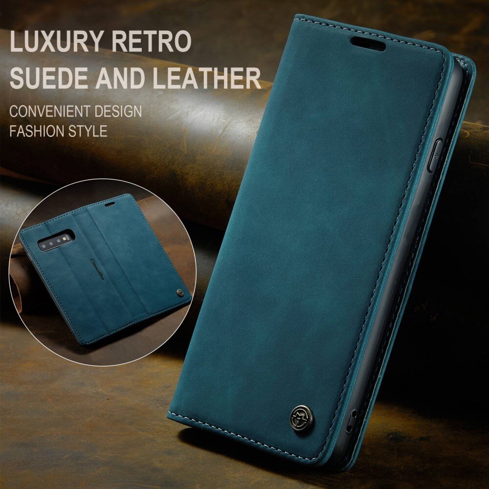 Funda delgada con solapa Samsung Galaxy S10 Azul
