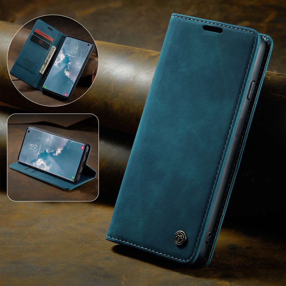 Funda delgada con solapa Samsung Galaxy S10 Azul