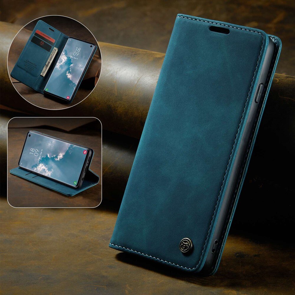 Funda delgada con solapa Samsung Galaxy S10 azul