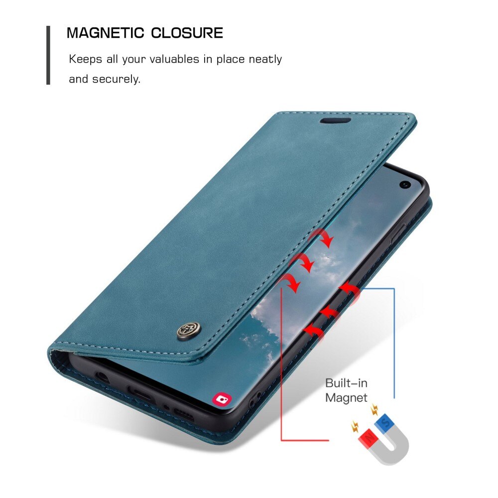 Funda delgada con solapa Samsung Galaxy S10 azul